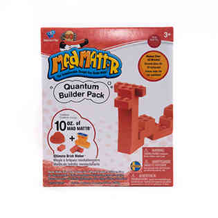 ماد ماتر - كوانتوم لعبة صانع الطوب للبناء 10 أوقية - احمر