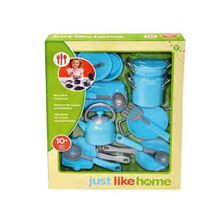 جست لايك موم - طقم حوض طعام للعب مكون من 85 قطعة