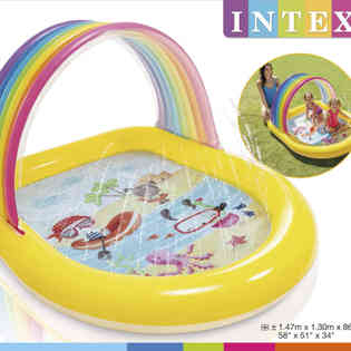 INTEX - RAINBOW ARCH SPRAY POOL AGES 2+