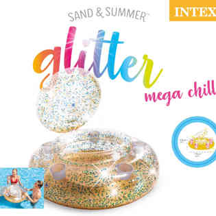 انتكس - عوامة سباحة ميجا تشيل مملوءة بجليتر