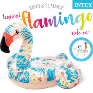 INTEX - TROPICAL FLAMINGO RIDE-ON AGE 3+