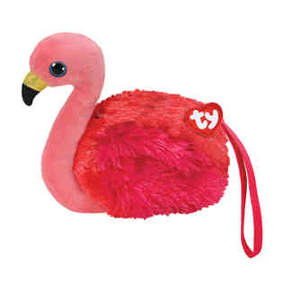 تي واي - محفظة فلامنغو ذات الترتر الأنيق