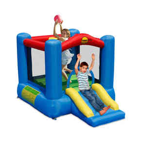 SLIDE AND HOOP BOUNCY CASTLE