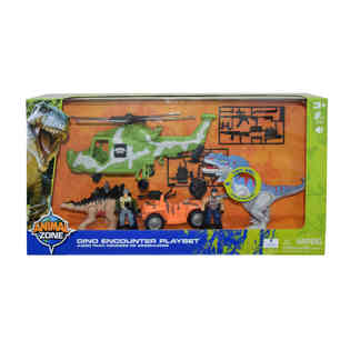 انيمل زون - مجموعة لعب الديناصورات (متعددة الاشكال)