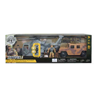 TRUE HEROES - DUAL MILITARY VEHICLE PLAYSET