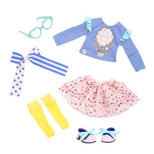 GLITTER GIRLS - 14  DOLL DELUXE COTTON