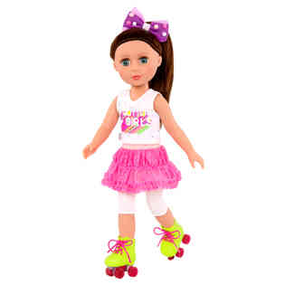 GLITTER GIRLS - 14  Doll Deluxe Roller Skating