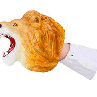 ريكور - دمية يدوية على شكل أسد