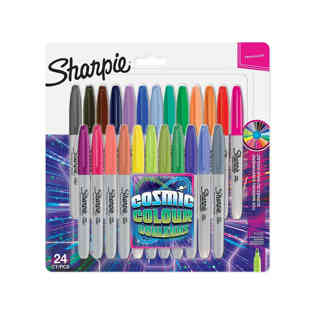 SHARPIE - P.MKR CARD 24 PCS COSMIC COLORS