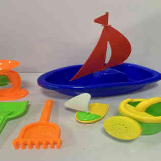 BANA TOYS - BEACH BOAT WITH 5PCS ACCESSORIES