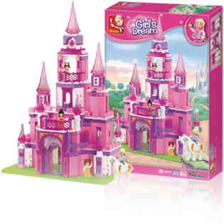 سلوبان - مجموعة البناء جيرلز دريم قلعة الأميرة (472 قطعة)