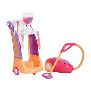 JUST LIKE HOME - CLEANING TROLLEY PLAY SET