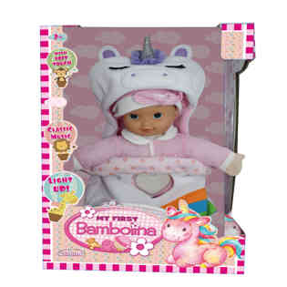 BAMBOLINA - MY FIRST BAMBOLINA DOLL WITH SLEEPING BAG WITH L