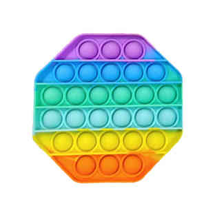 POP IT - rainbow octagon pop it