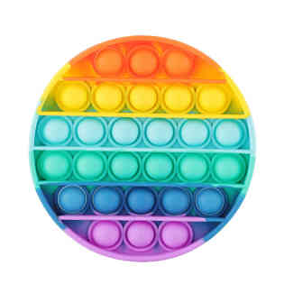 POP IT - rainbow round pop