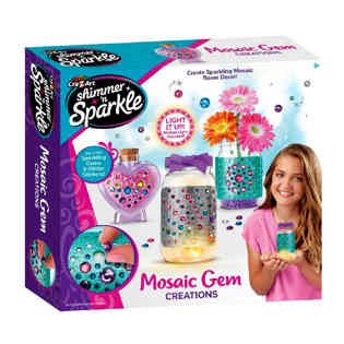 SHIMMER N SPARKLES - Make your Own Stained Glass Collectible