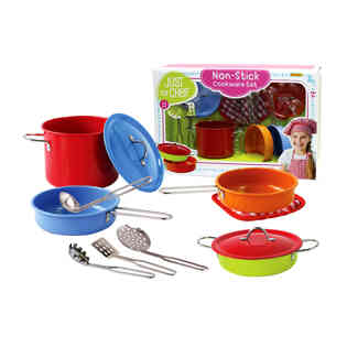 شامبيون - 11 قطعة مجموعة لعبة الطبخ غير لاصقة