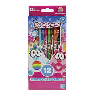 سينتكورنز - 12 قلم بألوان مختلفة و معطرة