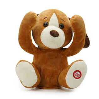 PUGS AT PLAY - PEEK A BOO DASH DOG