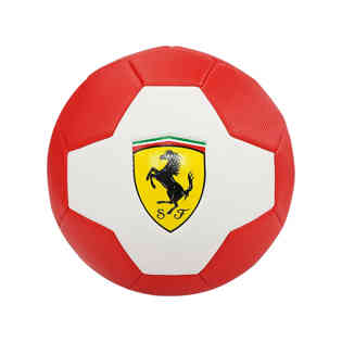 فيراري - كرة قدم مقاس 2 - حمراء وبيضاء