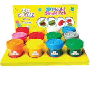 دو دو - قالب عجين ثلاثي الأبعاد مكون من 12 عبوة