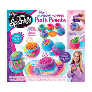 SHIMMER N SPARKLE - Rainbow Popping Bath Bombs