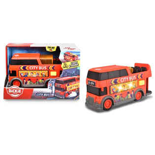 باص المدينة احمر