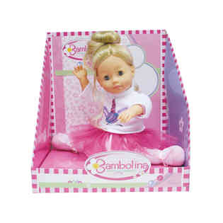BAMBOLINA -  Molly Ballerina Twisting Doll - 40 CM - For Age