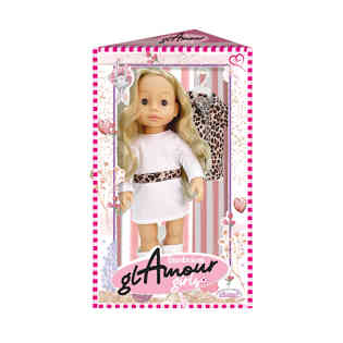 BAMBOLINA -  Glamour Girl Doll with a White Dress and Jacket