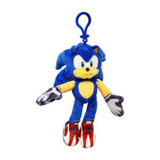 SONIC  clip on plush - 6 designs to collect - 12 pcs CDU