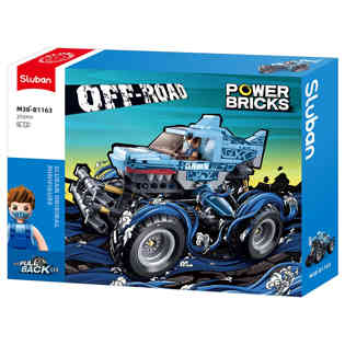 سلوبان سيارة برية القرش سحب 273 قطعة