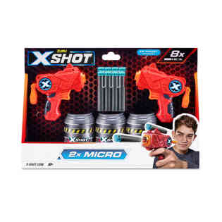 X-Shot Excel Double Micro (3Cans/8Darts)
