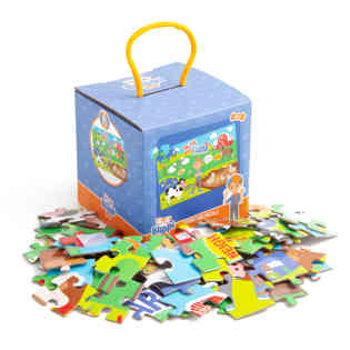 Blippi - 60 Piece Puzzle On The Farm With Blippi!