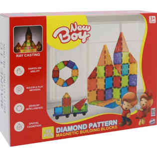 نيو بوي - مكعبات بناء مغناطيسية (80 قطعة)