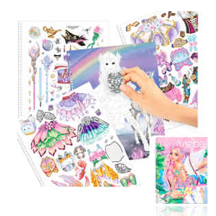 توب مودل - كتاب تلوين كرييت يور تي إم فانتاسي من توب موديل