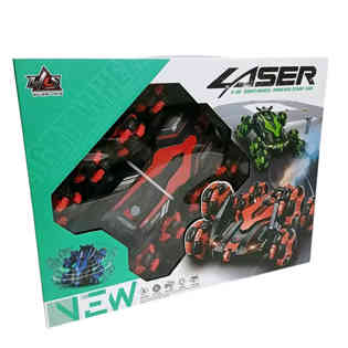 كينغ كونترول - سيارة R/C بتردد 2.4 جيجا مع ضوء ورذاذ وUSB 3