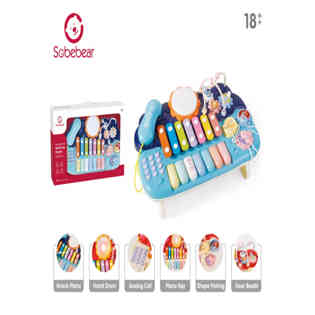 سوبي بير - بيانو، إضاءة وموسيقى، مزيج من لونين، بدون 3*AA، W