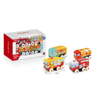 هوانجر - سيارة قماشية بالبطارية، 4 قطع في العلبة