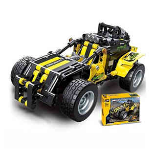 ديكول - مجموعة مكعبات بناء 392 قطعة، علبة بلاستيكية