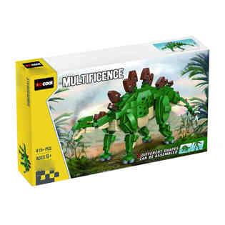 ديكول - مجموعة مكعبات بناء 415 قطعة، علبة بلاستيكية