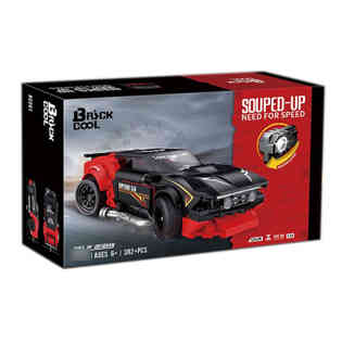 ديكول - مجموعة مكعبات بناء 382 قطعة، علبة بلاستيكية