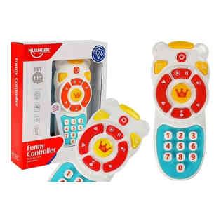 هوانجر - جهاز تحكم مع إضاءة وصوت، مع بطاريات 3*AAA، علبة