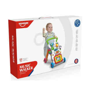 هوانجر - مشاية أطفال، لا تشمل بطاريات 2*AA، مع موسيقى وإضاءة