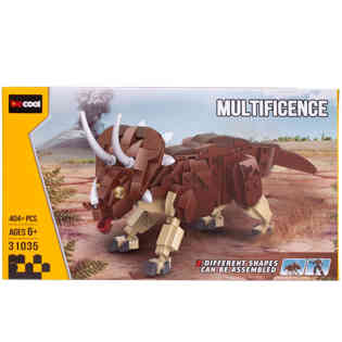 ديكول - مجموعة مكعبات بناء 404 قطعة، علبة بلاستيكية