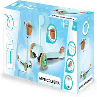 EVO - Mini Cruiser with Basket - Mint Green