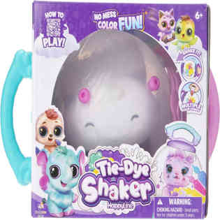 QT KITTIES-Tie Dye SHAKER STANDARD PACK (1 PLUSH, 3 DYE INK