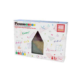 بيكاسو - مجموعه بناء المكعبات المغناطيسية ( 48 قطعه)