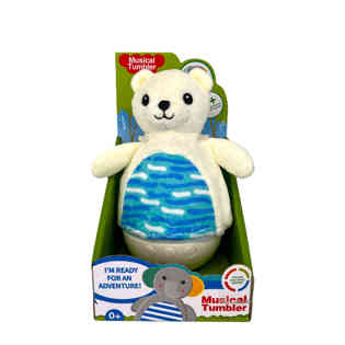 بيبي سنكي - دمية الدب البهلوانية مع الإضاءة والموسيقى