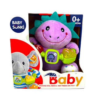 بيبي سنكي - دمية الوحش مع الإضاءة والموسيقى