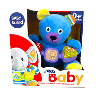 بيبي سنكي - دمية الدب مع الإضاءة والموسيقى